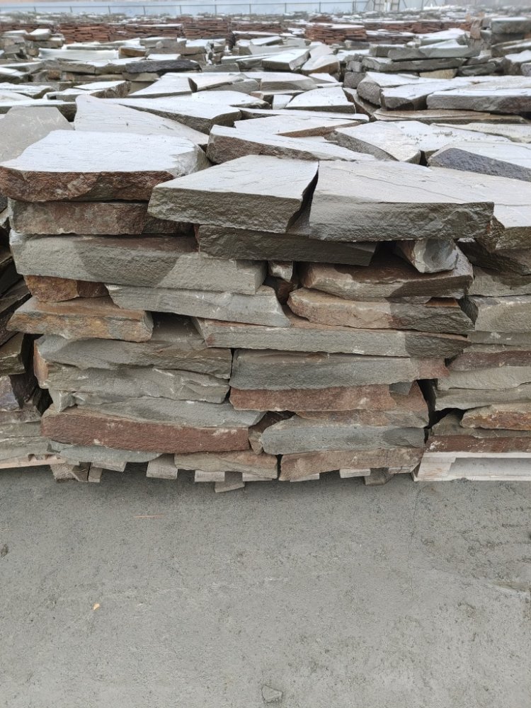 Плитняк песчаник серо-зелёный для мощения 60-65 мм купить в Саратовской области