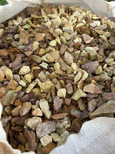 Златолит персиковый декоративная каменная крошка купить в Саратовской области