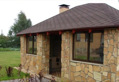 Плитняк златолит жёлтый для фасада 1,5-3 см купить в Саратовской области