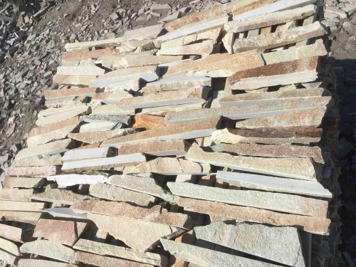 Горбушка златолит золотистый для облицовки купить в Саратовской области