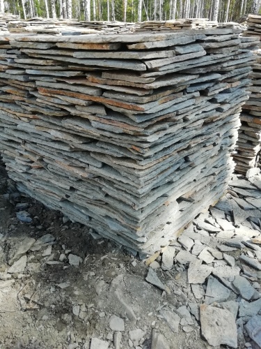 Плитняк златолит Уральский для цоколя, отмостки купить в Саратовской области