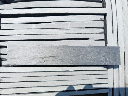 Плитка чёрная из натурального камня фасадная 30 см * 5 см, толщина 7 мм -30 мм купить в Саратовской области